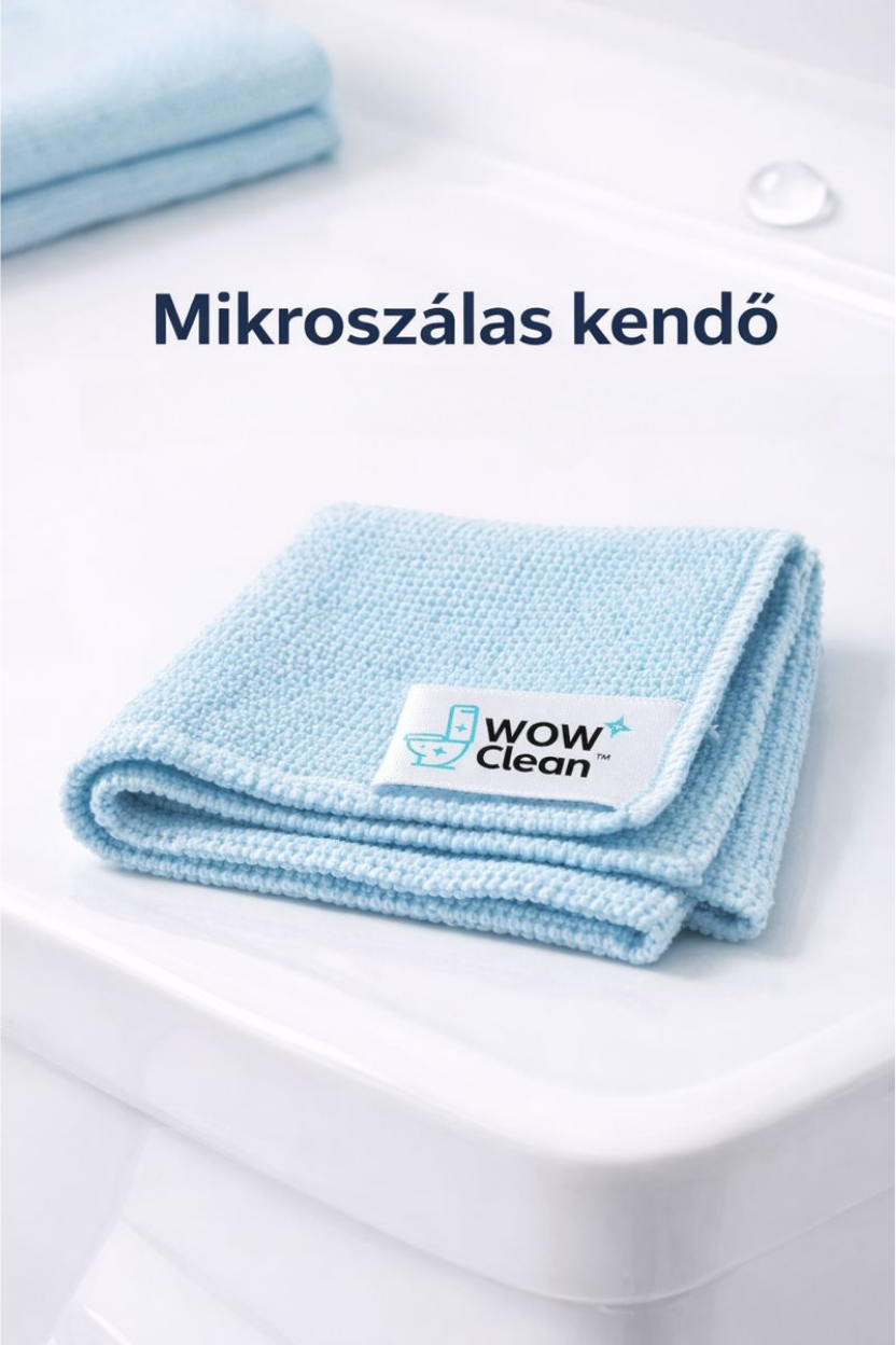 mikroszálas kendő "Gyors áttörléshez – vegyszerek nélkül"